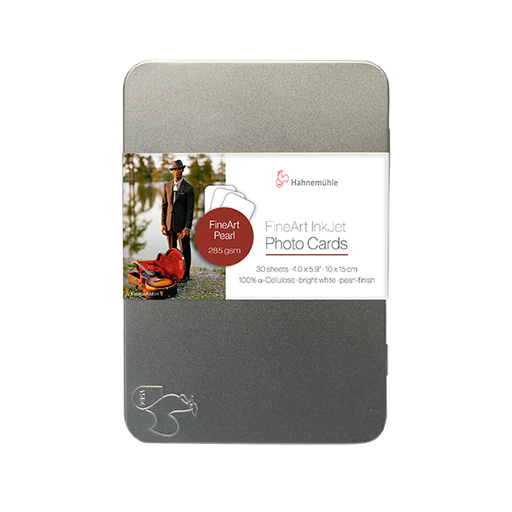 Hahnemuhle Photo Cards FineArt Pearl 285g 10x15cm (30 feuilles)