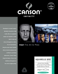 Canson Arches Aquarelle Rag 240 A4 25 F.