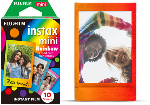 Instax Mini 10 Sheets Rainbow