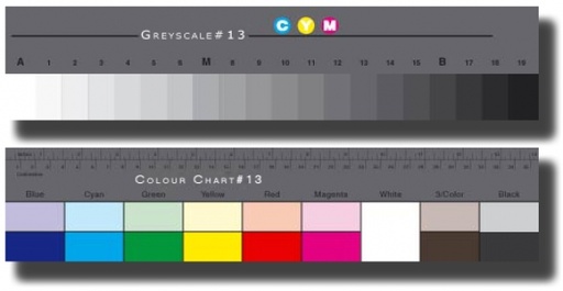 Kaiser BST13 Charte couleur avec échelle de gris GRCOBST13