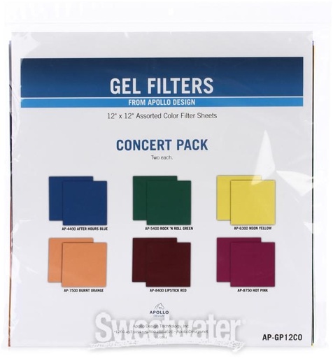 Apollo Gel Filtres Concert Pack