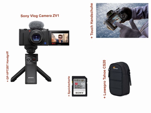 Sony ZV1 Vlog Camera GP-VPT2BT SET