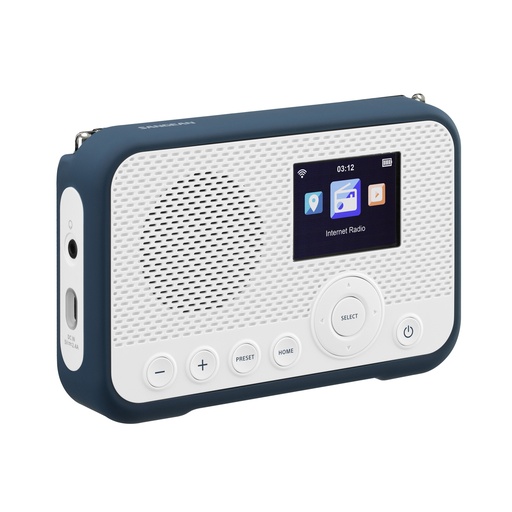 Sangean WFR-39 White-Ink Blue