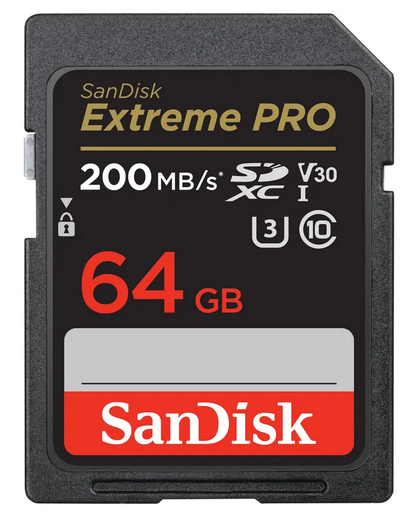 SanDisk Extreme Pro 200MB/s SDXC 64GB