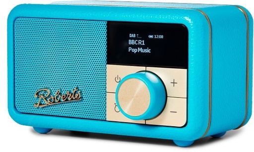 Roberts Revival Petite DAB+ Radio - electric blue