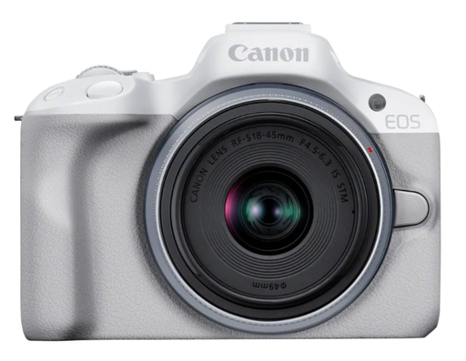 Canon EOS R50 + RF-S 18-45mm Blanc