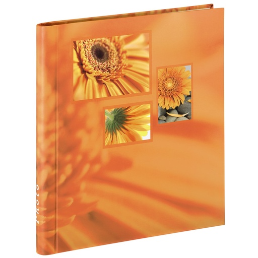 Hama Album autocollant "Singo", 28x31 cm, 20 pages blanches, Orange