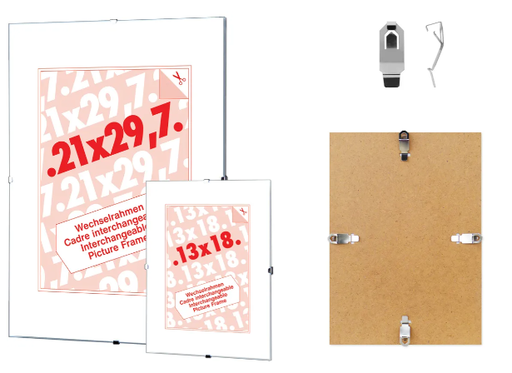 DEBEX Cadre 15×21cm 950001-150X2 sans rebord