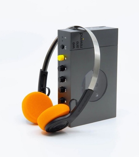 we are rewind Stereo Cassette Set Keith - black