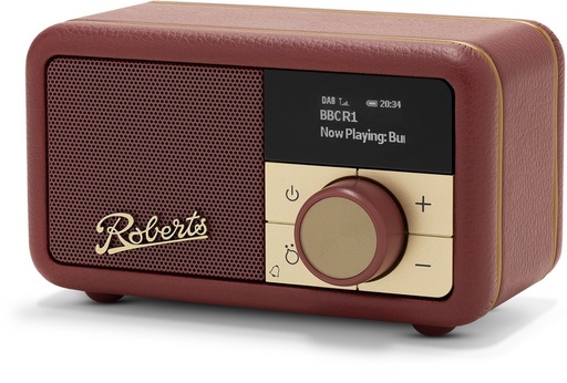Roberts Revival Petite 2 DAB+ Radio - deep red