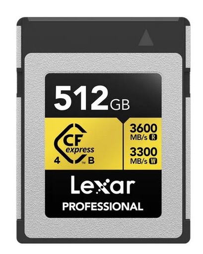 Lexar 3600MB/s CFexpress4.0 B 512GB Gold