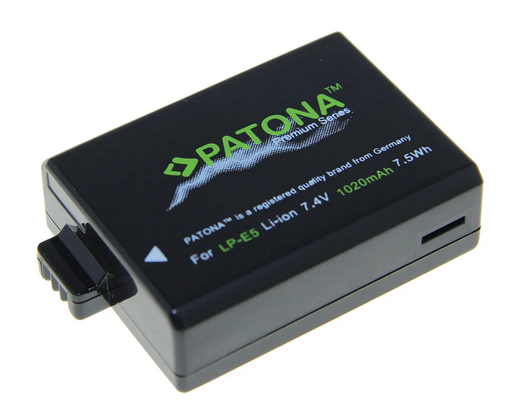 Patona Premium Batterie Canon LP-E5