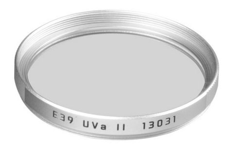 Leica Filter UVa II, E39 Silver Ref. 13031