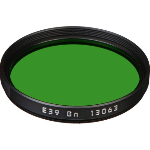 Leica Filter Vert, E39, Noir Ref. 13063