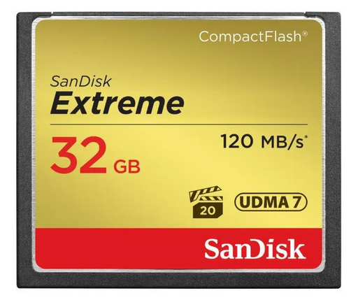 Sandisk Extreme 120MB/s CF 32GB