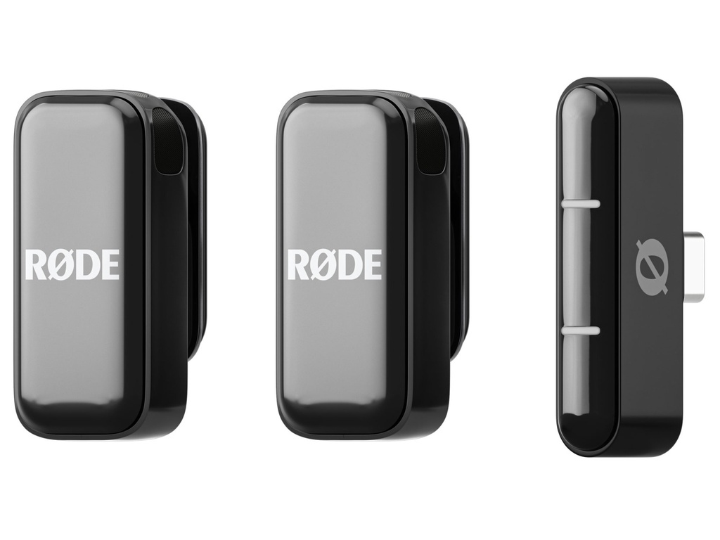 RODE Wireless Micro USB-C Black - Système sans fil ultra-compact pour smartphones USB-C, noir