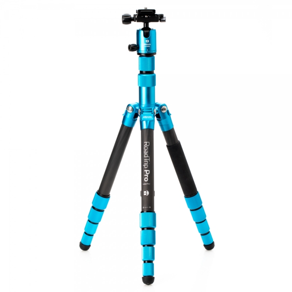 MeFOTO Carbon-Trepied RoadTrip PRO (6 in 1) - Bleu