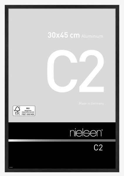 nielsen Cadre C2 30 x 45 cm Noir mat brosse