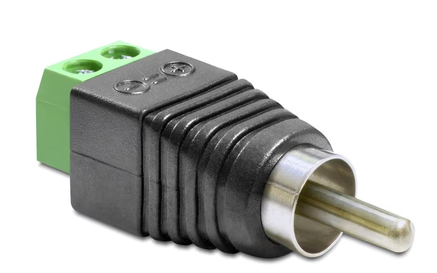 Delock Adaptateur audio Terminalblock Cinch Cinch