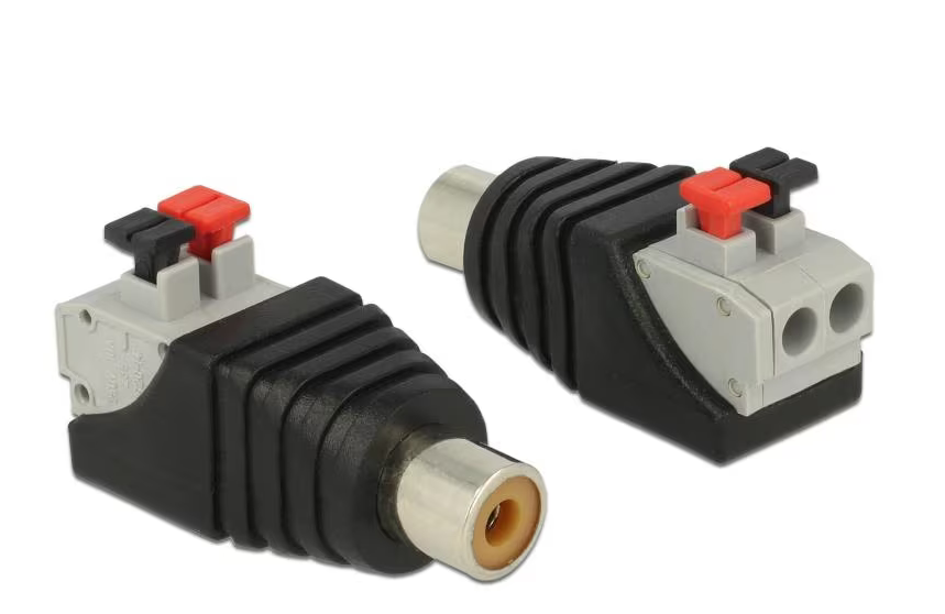 Delock Adaptateur audio Prise Cinch sur le bornier