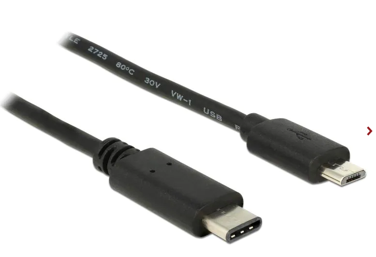 Delock Cable USB C - USB Micro B