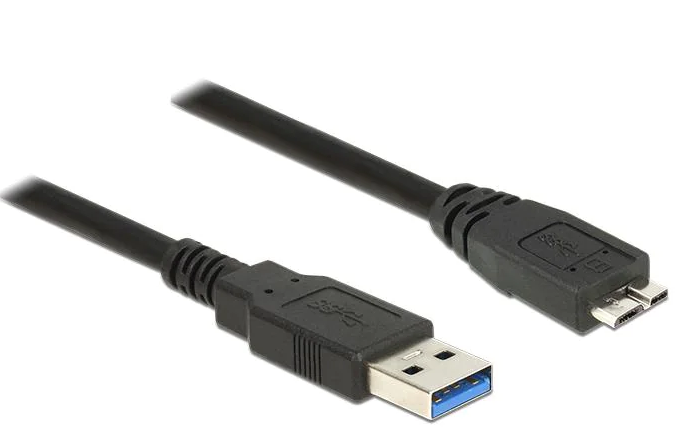 Delock Cable USB A male  USB Micro B 0.5m
