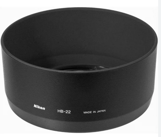 Nikon HB-22/77  Lens Hood pour 85mm 2.8D
