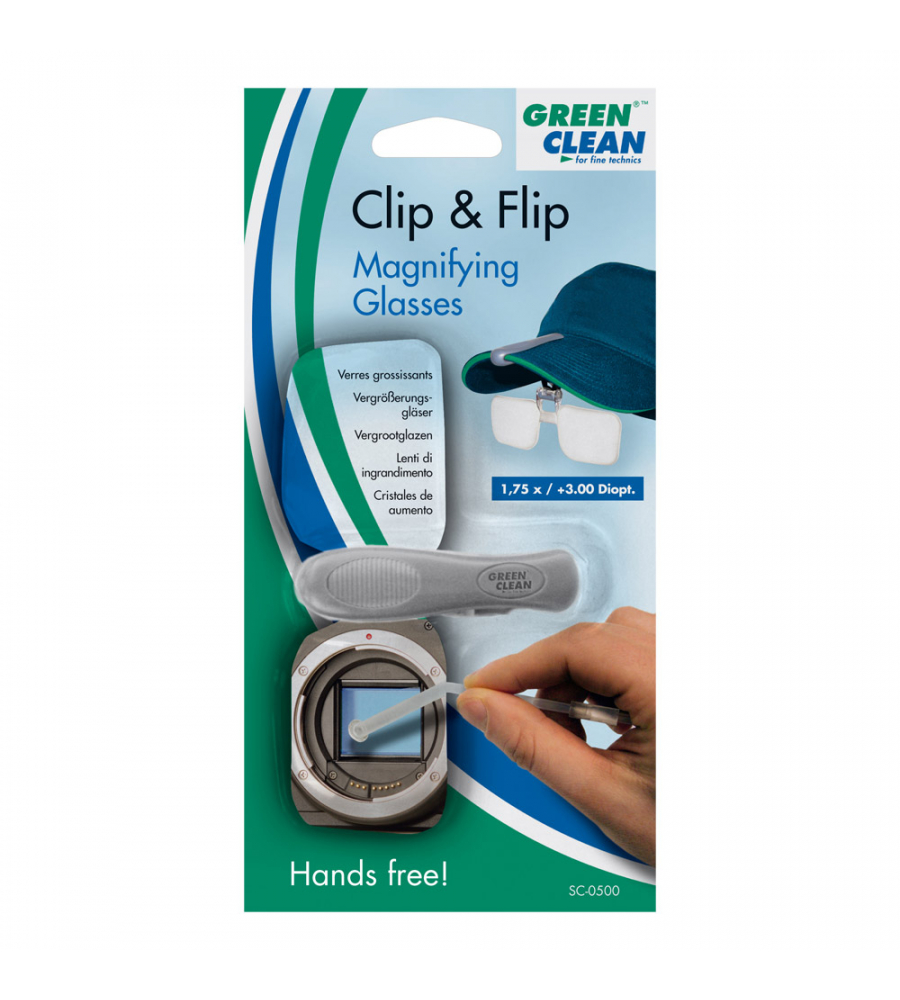 Green Clean Clip & Flip - Loupe de travail
