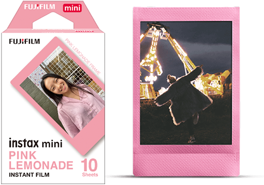 Fujifilm Instax Mini 10 Sheets Pink Lemonade