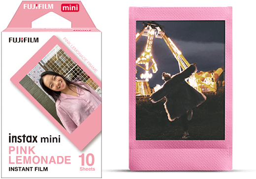 Instax Mini 10 Sheets Pink Lemonade