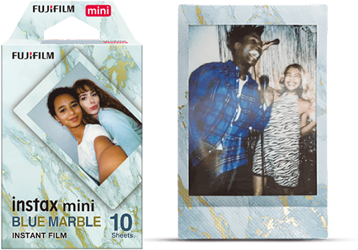 Fujifilm Instax Mini 10 Sheets Bluemarble