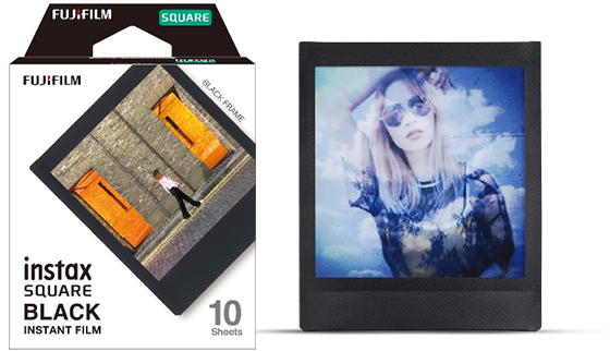 Fujifilm Instax Square 10 Sheets Black Frame