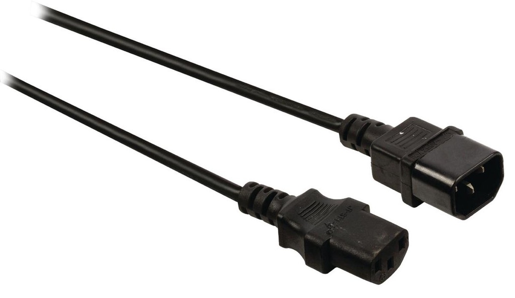 Valueline VLEP10500B20B (2.0M) Rallonge Câble d'alimentation Power PC