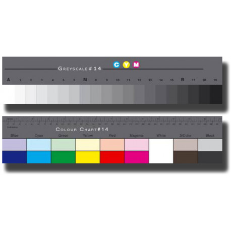 Kaiser BST-14 Charte de couleur