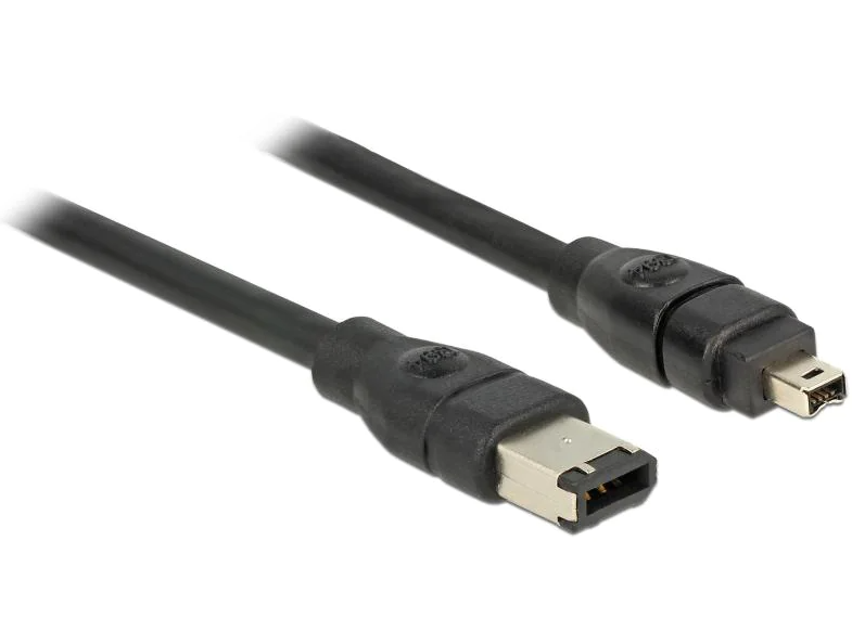 Delock Câble FireWire 400Mbps 6Pin-4Pin 1 m