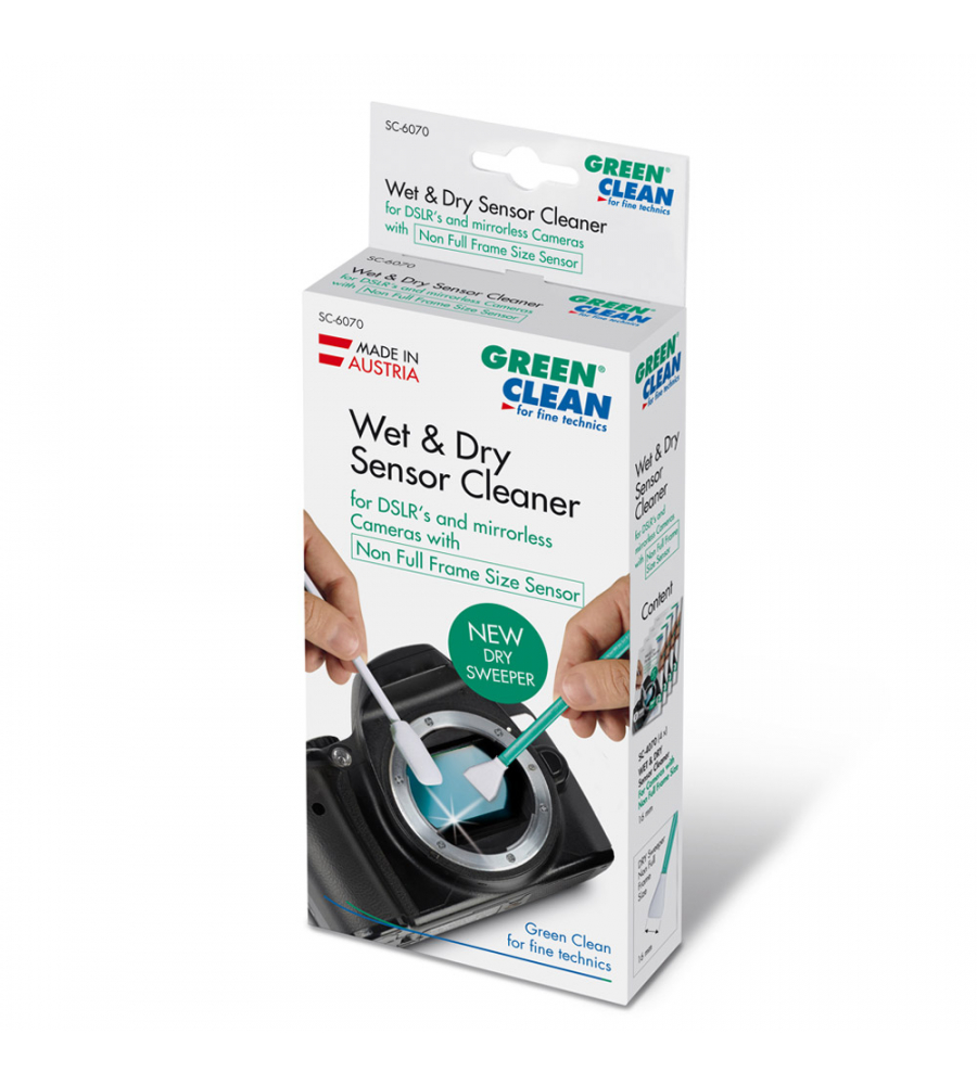 Green Clean Wet & Dry Sensor Cleaner APS-C & Micro 4/3 - 4 pièces