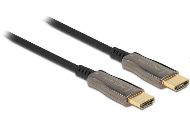 Delock Câble optique actif HDMI 8K 60 Hz HDMI - HDMI, 15 m