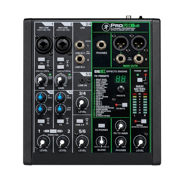 MACKIE ProFX6v3 - Table de mixage avec effets