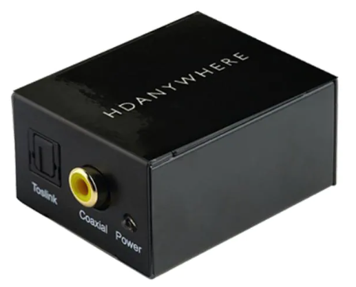 HDANYWHERE Convertisseur HDA-250818 Toslink/Coaxial vers Cinch