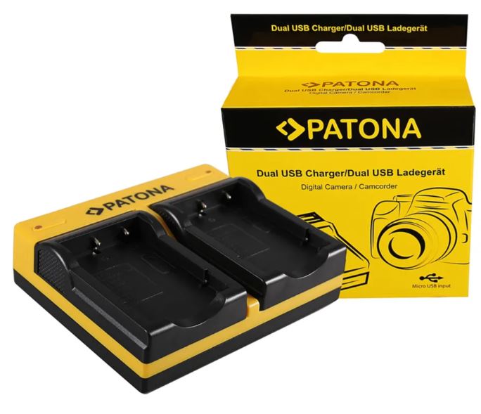 Patona Fujifilm NP-40/60/95/120 Dual USB charger