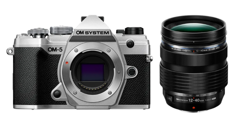 OM System OM-5 Kit Silver 12-40mm F2.8 PRO II