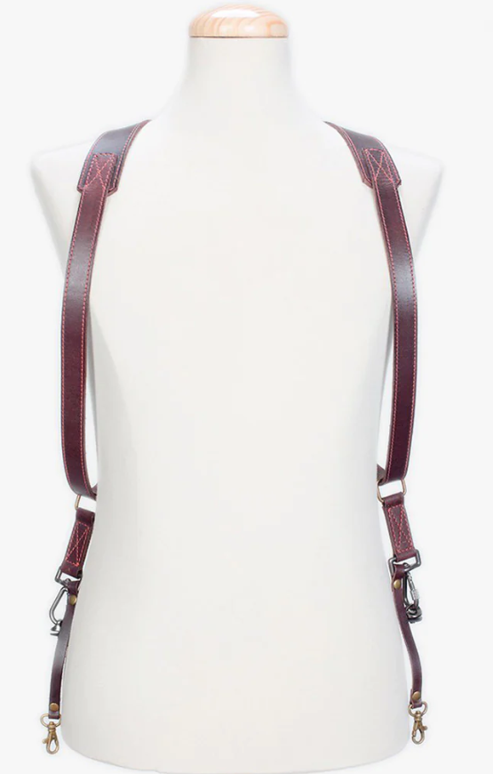 Bronkey Tokyo #702 - Brown dual leather camera strap Small