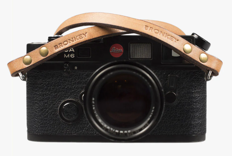 Bronkey Berlin #103 - Tanned Leather camera strap 95 cm