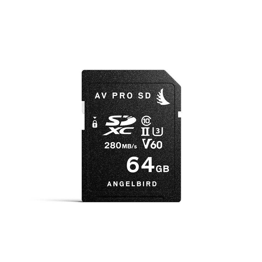 Angelbird AVpro SD MK2 Card 64 GB V60 (E:160MB/S / L:280MB/S)