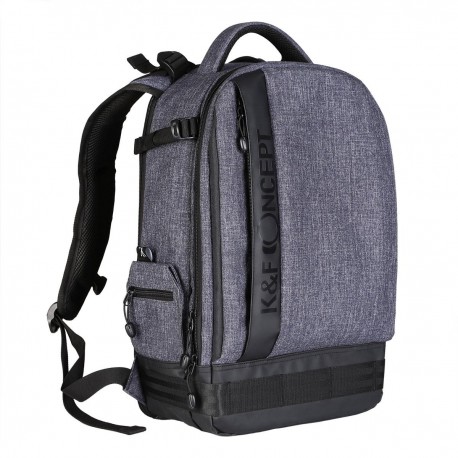 K&F Concept Sac à dos photo Gris Large 44x16x29cm