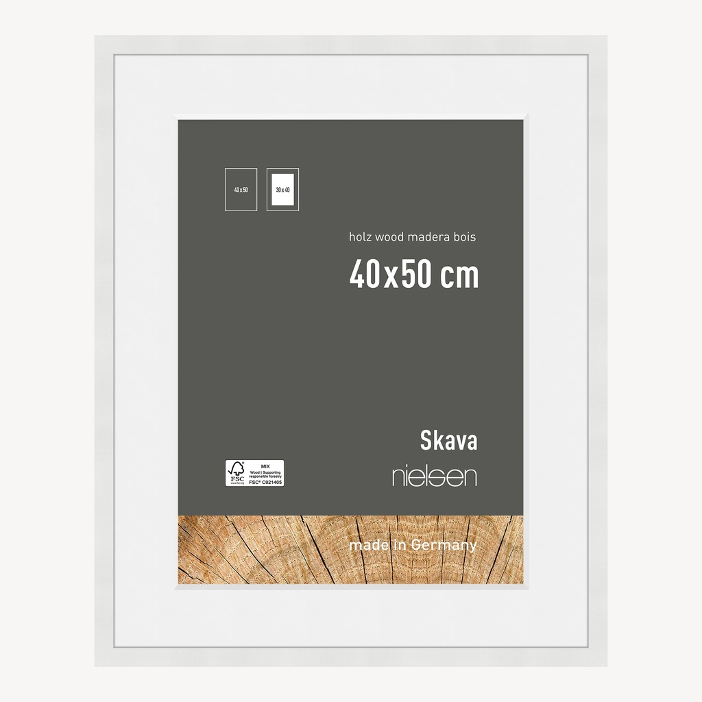 Nielsen Skava 40x50cm Blanc