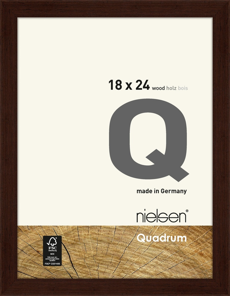 Nielsen Quadrum 18x24cm Wengé