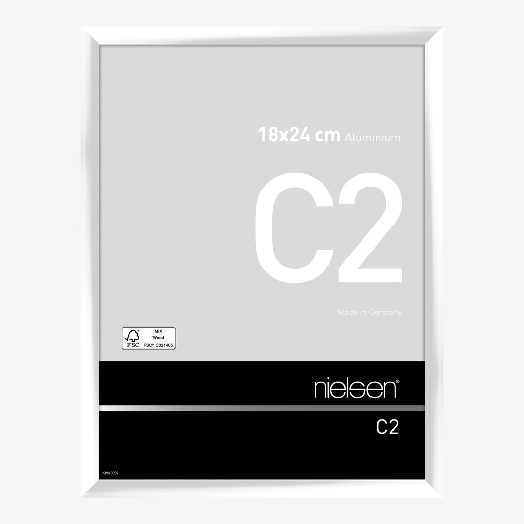 Nielsen C2 18x24cm Blanc Brillant