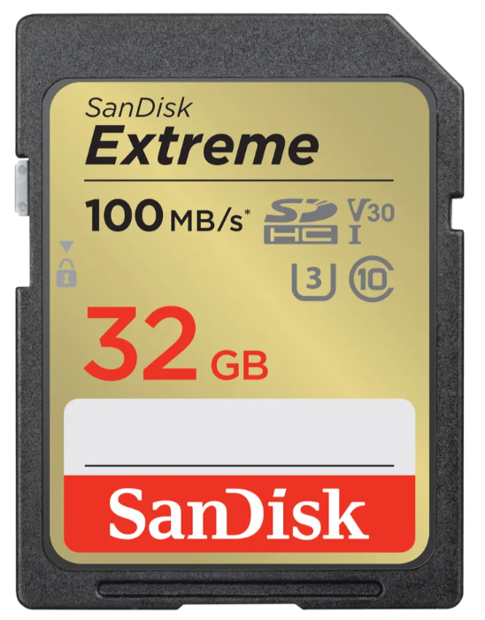 SanDisk Extreme 100MB/s SDHC 32GB