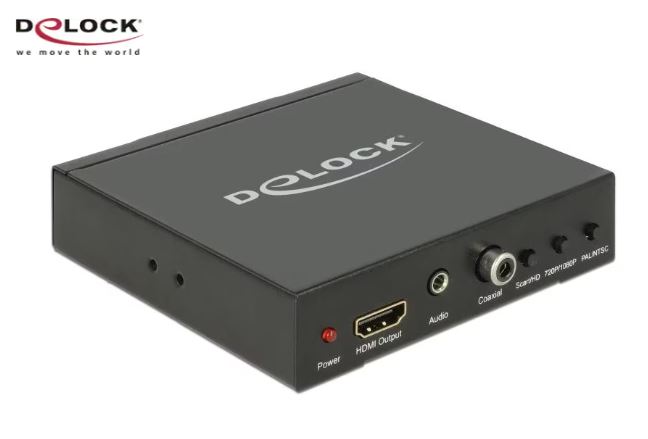 Delock Convertisseur SCART - HDMI avec Détartreur